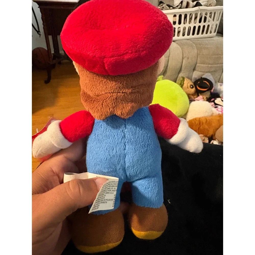 Nintendo Super Mario Plush Jakks Pacific 9 Inch Stuffed Toy NWT Red Blue